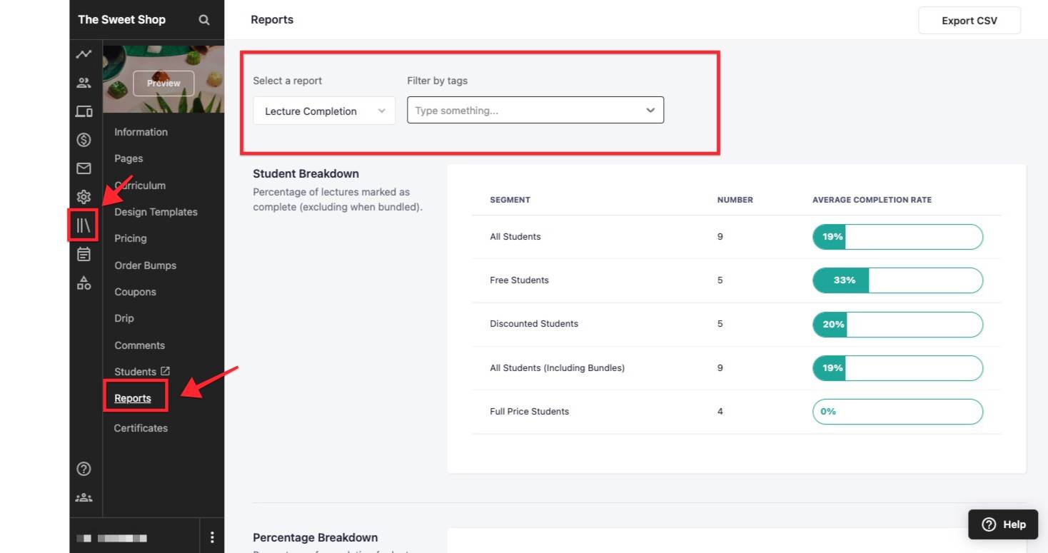 Teachable Analytics for Students