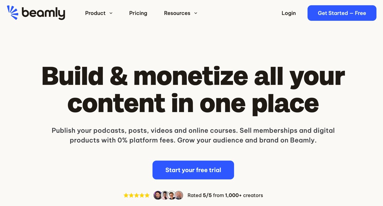Build & Monetize Content — Create, Publish, And Connect Your Podcast, Blog, Videos, And Online Courses. Create, publish and monetize all your in one place.