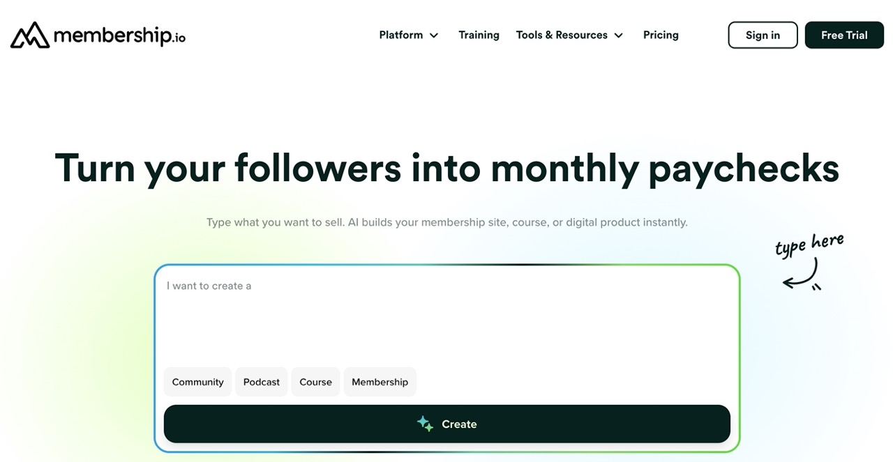 Membership.io for membership websites