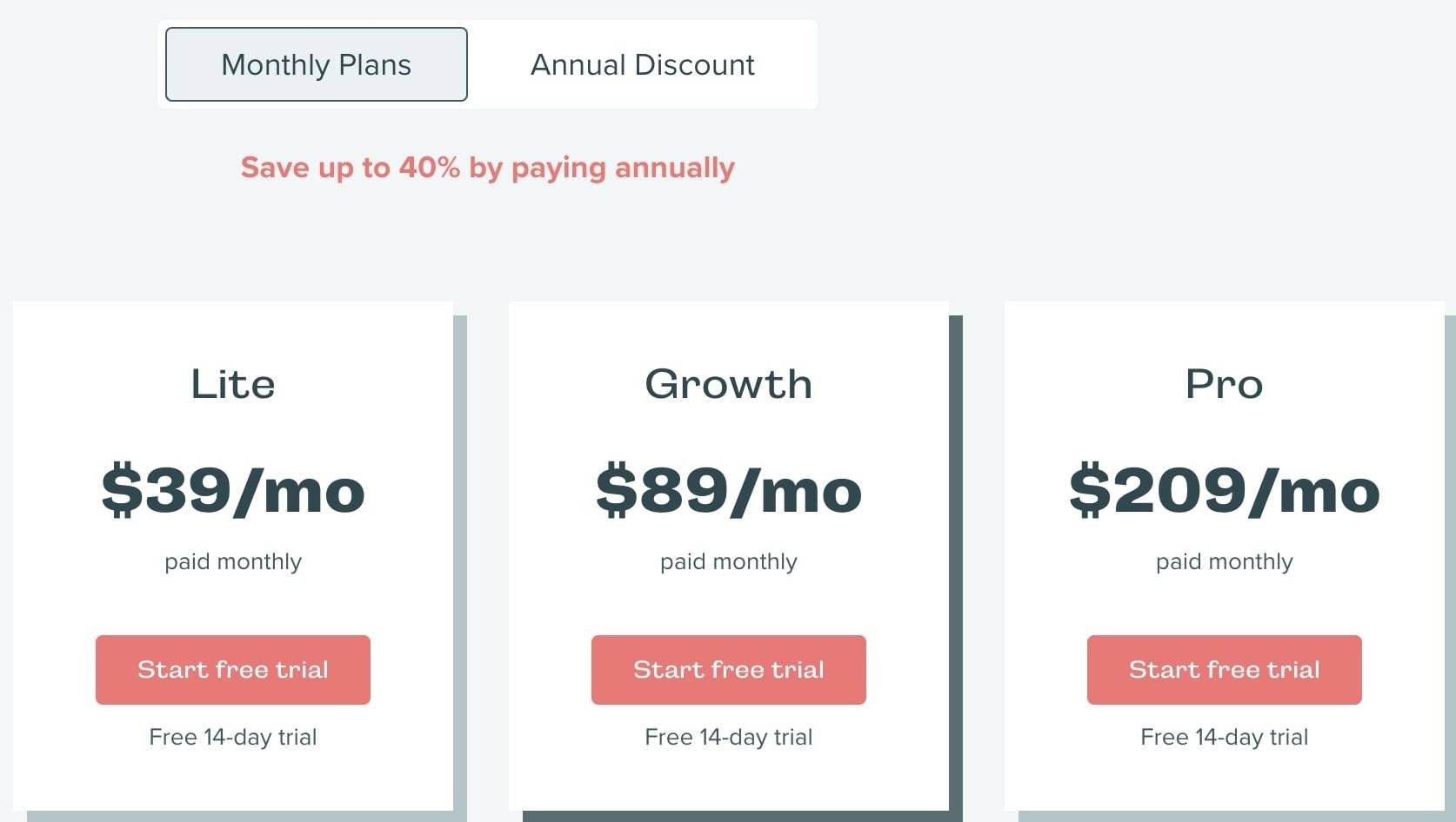 TryInteract pricing explanation field