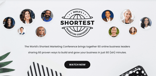 The World’s Shortest Marketing Conference