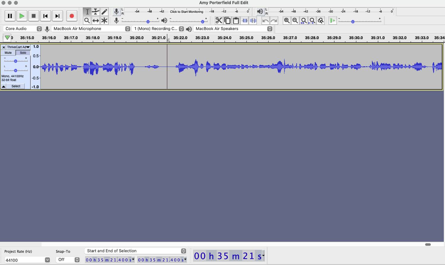 Audacity Recording Studio for Podcasting