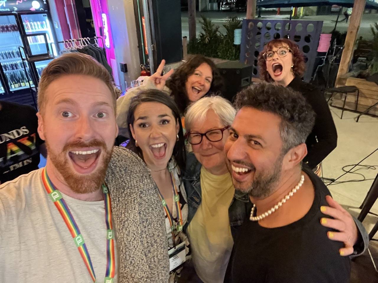 Members of Canadian LGBTQ Chamber of Commerce and QueerTech networking and connecting at the CGLCC 2023 Summit in Kingston, Ontario.